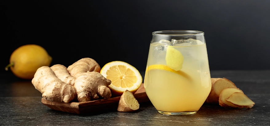 Ginger and Lemon Juice for Weight Loss